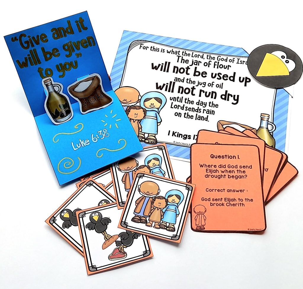 Elijah the drought and the widow crafts